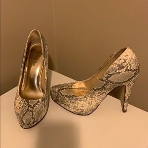 Women’s Snake Print Heels